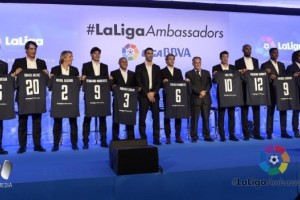 Diez glorias de La Liga espa&ntilde;ola fueron elegidas como Embajadores Mundiales