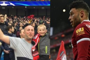 Oxlade-Chamberlain sorprendi&oacute; a una familia inglesa con entradas para la final de la Champions