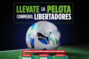 Llevate la pelota oficial de la CONMEBOL Libertadores con Puma Pris