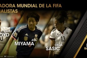 Las tres nominadas a mejor jugadora del mundo de la FIFA