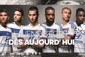 El Olympique de Lyon tiene sus nuevas camisetas adidas