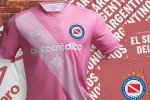 Argentinos Juniors se suma al Octubre Rosa y lanza su camiseta especial