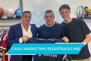 Matías Marasca, de Talleres, y Claudio Messina, de Fantoche, en Casa Marketing Registrado - Programa #66