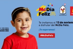 McDonald's realiza el McD&iacute;a Feliz, para ayudar a La Casa de Ronald McDonald
