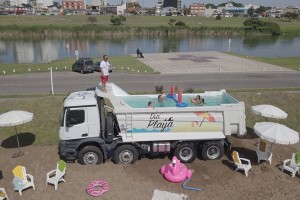 El Pool Truck de Mercedes-Benz  fue premiado en Brasil