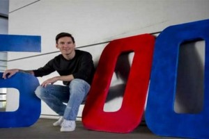 Messi llega a los 500 partidos con el Barcelona