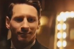 Messi, de traje y sin barba, protagoniza un nuevo spot previo a los Octavos de la Champions