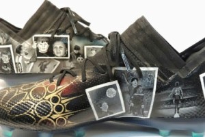 Los botines personalizados que una dise&ntilde;adora paraguaya elabor&oacute; para Messi