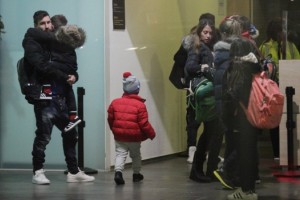 Messi y su familia cambiaron de destino turístico y fueron a conocer a Papá Noel