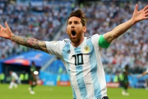 Con el gol ante Nigeria, Messi se uni&oacute; a un selecto grupo de jugadores argentinos