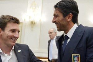 El r&eacute;cord negativo de Messi ante Buffon