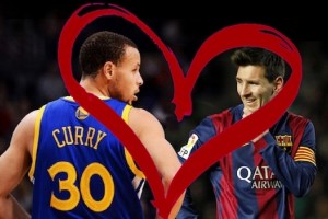 Messi le agradeci&oacute; a Curry por regalarle su camiseta