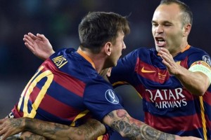 Messi e Iniesta son los jugadores con m&aacute;s t&iacute;tulos en la historia del Barcelona