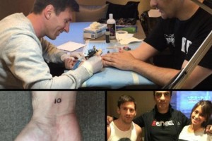Messi ahora tambi&eacute;n es tatuador