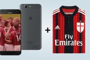 Huawei lanz&oacute; un Smartphone especial con los colores del Milan