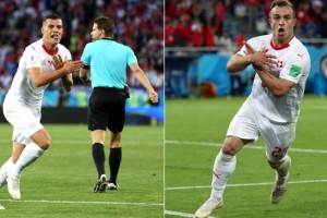Juntan dinero para pagar las multas que recibieron Xhaka y Shaqiri ante Serbia