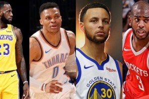 Los 11 jugadores de la NBA que cobrar&aacute;n mas de 30 millones de d&oacute;lares esta temporada
