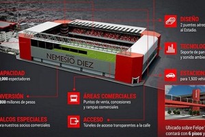 Toluca present&oacute; el proyecto de remodelaci&oacute;n del Estadio Nemesio Diez