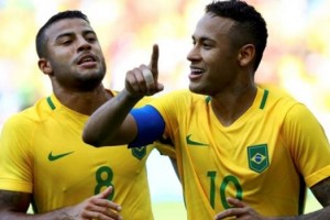 Neymar bati&oacute; un r&eacute;cord ol&iacute;mpico