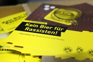 &ldquo;No hay cerveza para los racistas&rdquo;, la nueva campa&ntilde;a del Dortmund