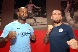 Otamendi se animó a entrenar MMA con un campeón británico