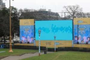 Buenos Aires tendr&aacute; dos pantallas gigantes para transmitir todo el mundial de manera gratuita