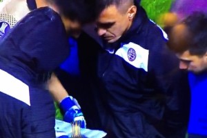 El &lsquo;papelito&rsquo; de Andrada para atajar los penales ante San Lorenzo