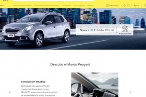  Peugeot lanza la primera tienda oficial de veh&iacute;culos en mercado libre 