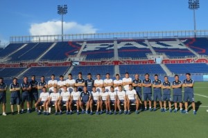 El plantel argentino para R&iacute;o 2016 pos&oacute; para la foto oficial