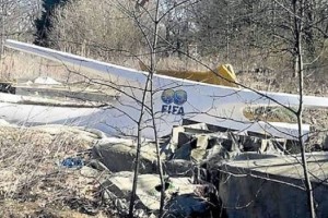 Encuentran el podio del Mundial 2006 abandonado en un bosque
