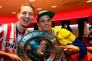 El PSV y una innovadora forma de festejar