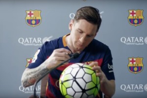Las estrellas del Barcelona protagonizaron el nuevo spot de Qatar Airways
