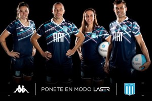 Racing Club lanz&oacute; una nueva camiseta con tecnolog&iacute;a l&aacute;ser