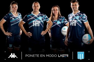 Racing present&oacute; una nueva camiseta inspirada en la tecnolog&iacute;a Laser