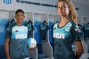 Racing present&oacute; una camiseta que homenajea a las mujeres