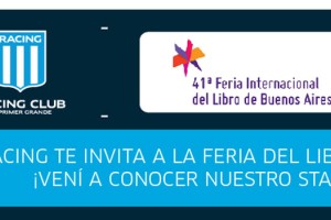 Racing est&aacute; presente en la 41&deg; Feria del Libro
