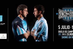 Se present&oacute; &ldquo;Racing vs Racing&rdquo;, el partido de los campeones del 2001 contra los del 2014