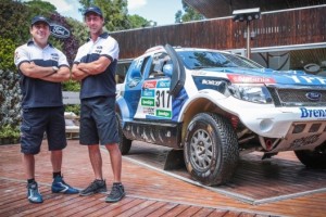 Ford junto a Federico Villagra realiz&oacute; una demostraci&oacute;n con la Ranger del Dakar 2015