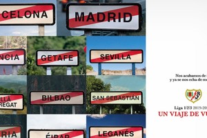 La campa&ntilde;a que explica la banda de River en los carteles de todas las ciudades de Espa&ntilde;a