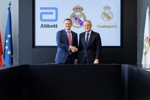 Real Madrid extendió su contrato con Abbott