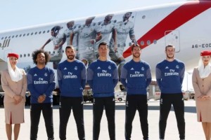 Fly Emirates cerca de renovar su millonario contrato con el Real Madrid