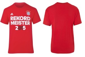 Bayern Munich festej&oacute; la Bundesliga con productos especiales