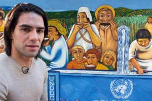 Radamel Falcao se suma a la lucha contra las drogas