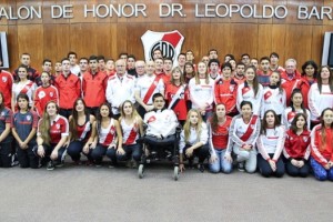 Los deportistas y empleados de River les grabaron un video a los jugadores