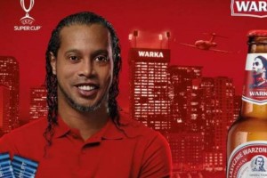 Ronaldinho fue nombrado embajador de una cerveza polaca