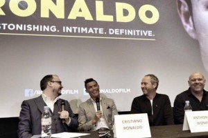 Cristiano Ronaldo acudi&oacute; a la presentaci&oacute;n oficial de su pel&iacute;cula