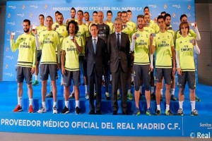 Real Madrid renov&oacute; su contrato de patrocinio con Sanitas