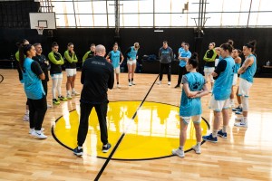 La Selección Argentina femenina entrena para la AmeriCup 2025
