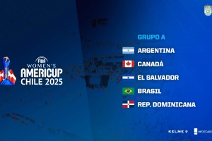 Se sortearon los grupos de la AmeriCup Femenina 2025: Argentina conoce a sus rivales