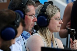 Vicky Sparks, la primera relatora de un Mundial de f&uacute;tbol